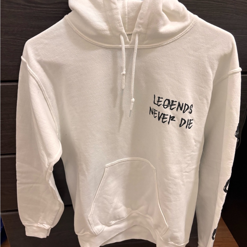 JUICE WRLD White Graphic Hoodie